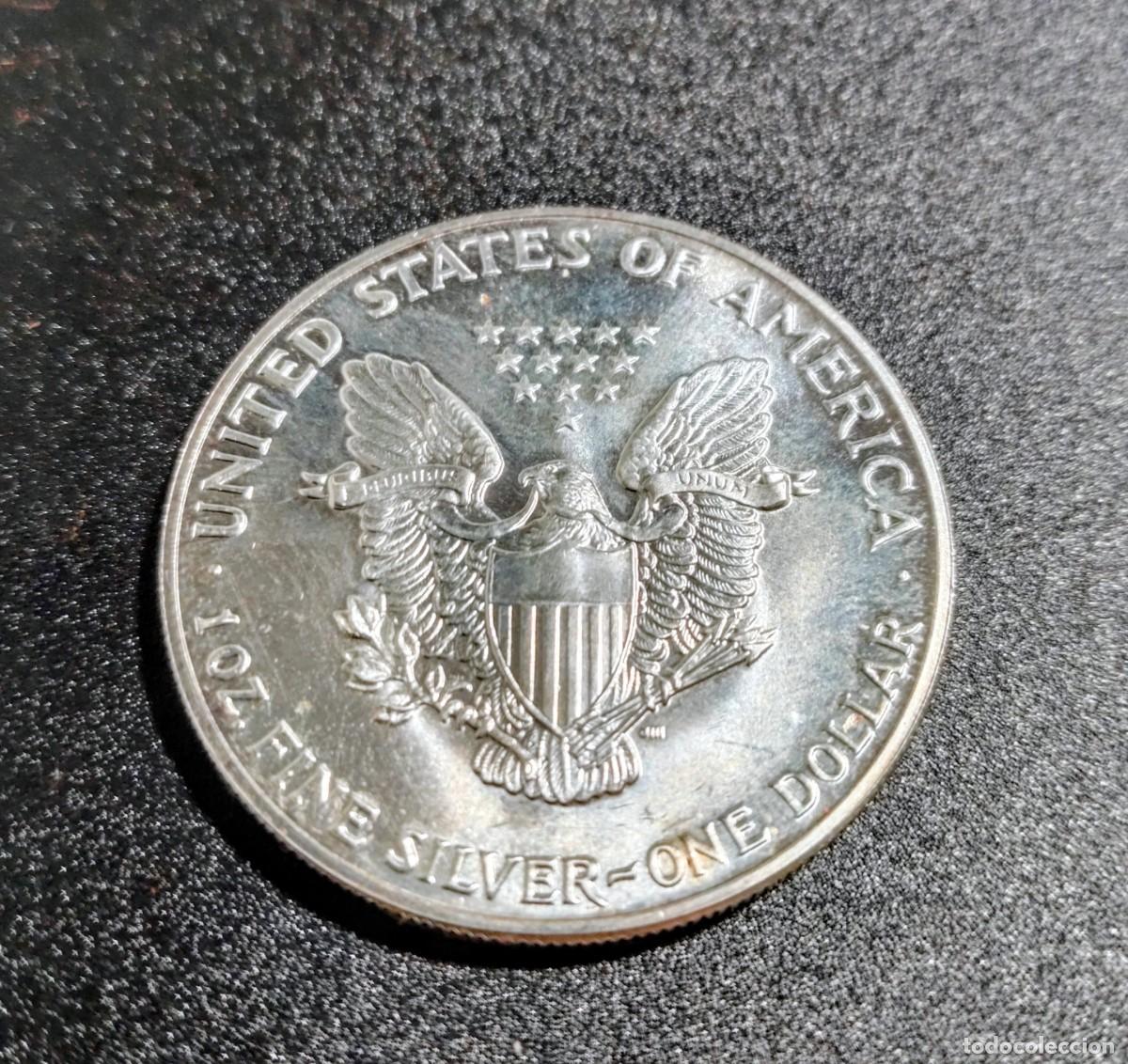Monedas antiguas de Am&eacute;rica: Un dolar plata 1937 Sin Circular - Foto 2