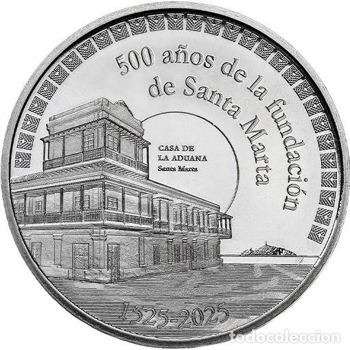 Moedas antigas da Am&eacute;rica: Colombia 20000 Pesos Santa Marta 2025 Km Nuevo Sc Unc