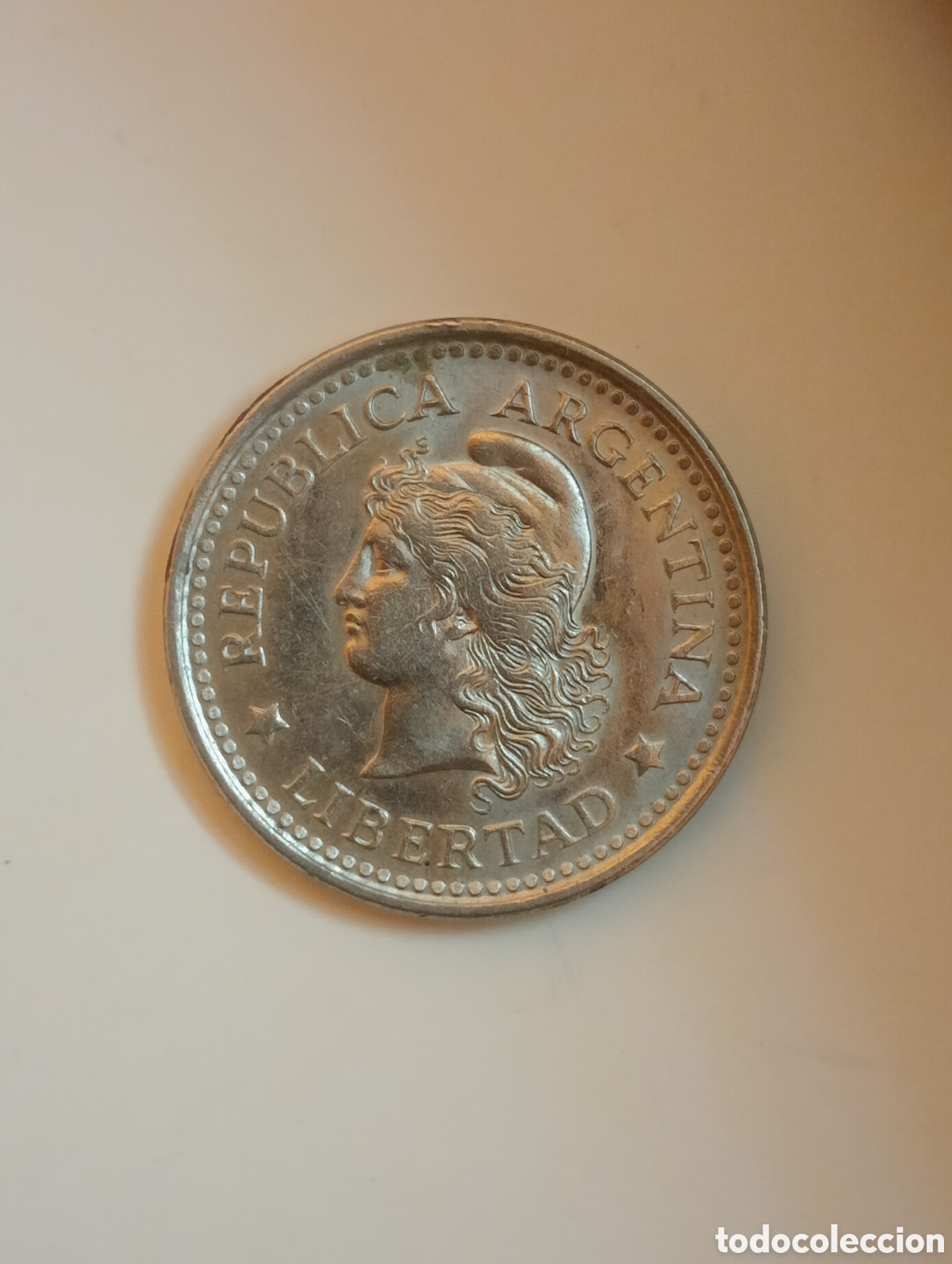 Moedas antigas da Am&eacute;rica: ARGENTINA REPUBLICA 20 CENTAVOS 1958