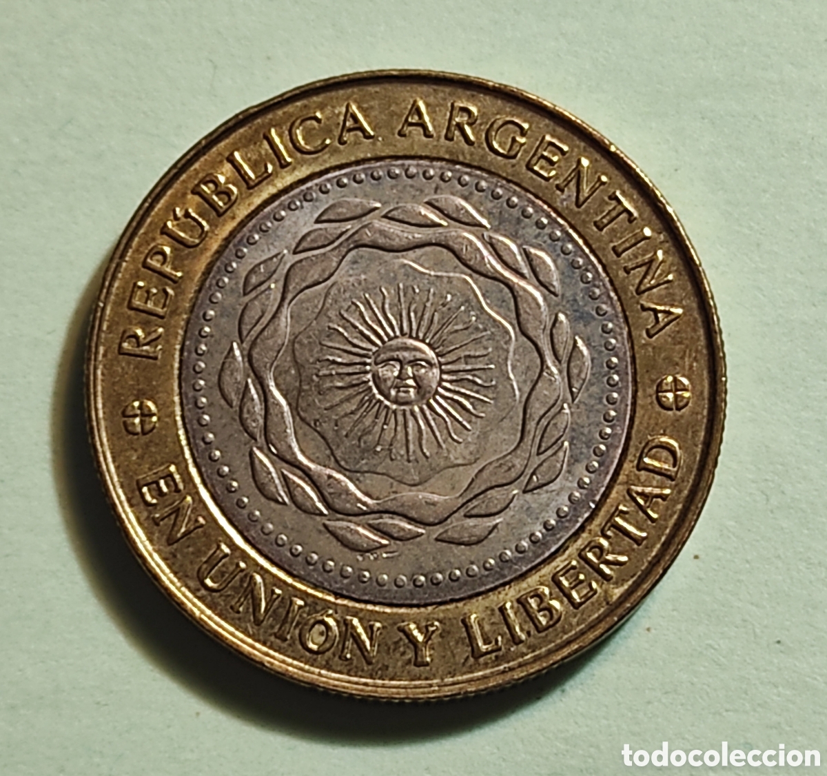 Monedas antiguas de Am&eacute;rica: Argentina 2 pesos 2010 - Foto 1