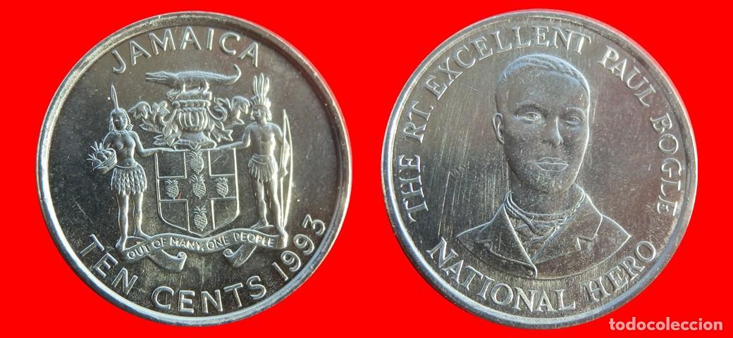 Monedas antiguas de Am&eacute;rica: 10 DOLARES 1993 JAMAICA-137180