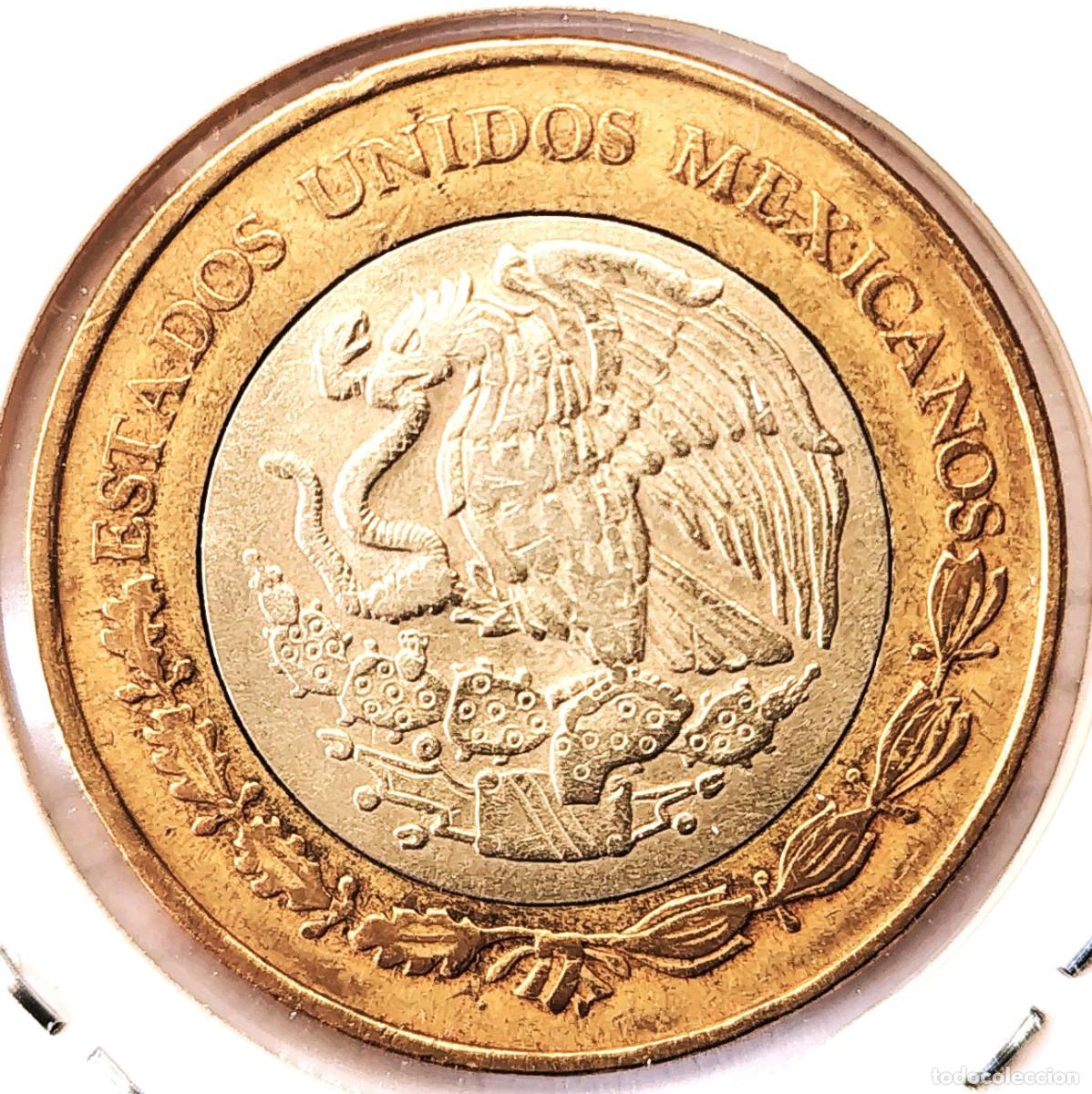 Monete antiche di America: MEXICO (1992-) - 10 PESOS 2006 - A - 10,33 GR. BIMETALICA COBRE-NICKEL-ZINC CENTRO ALUMINIO-BRONCE