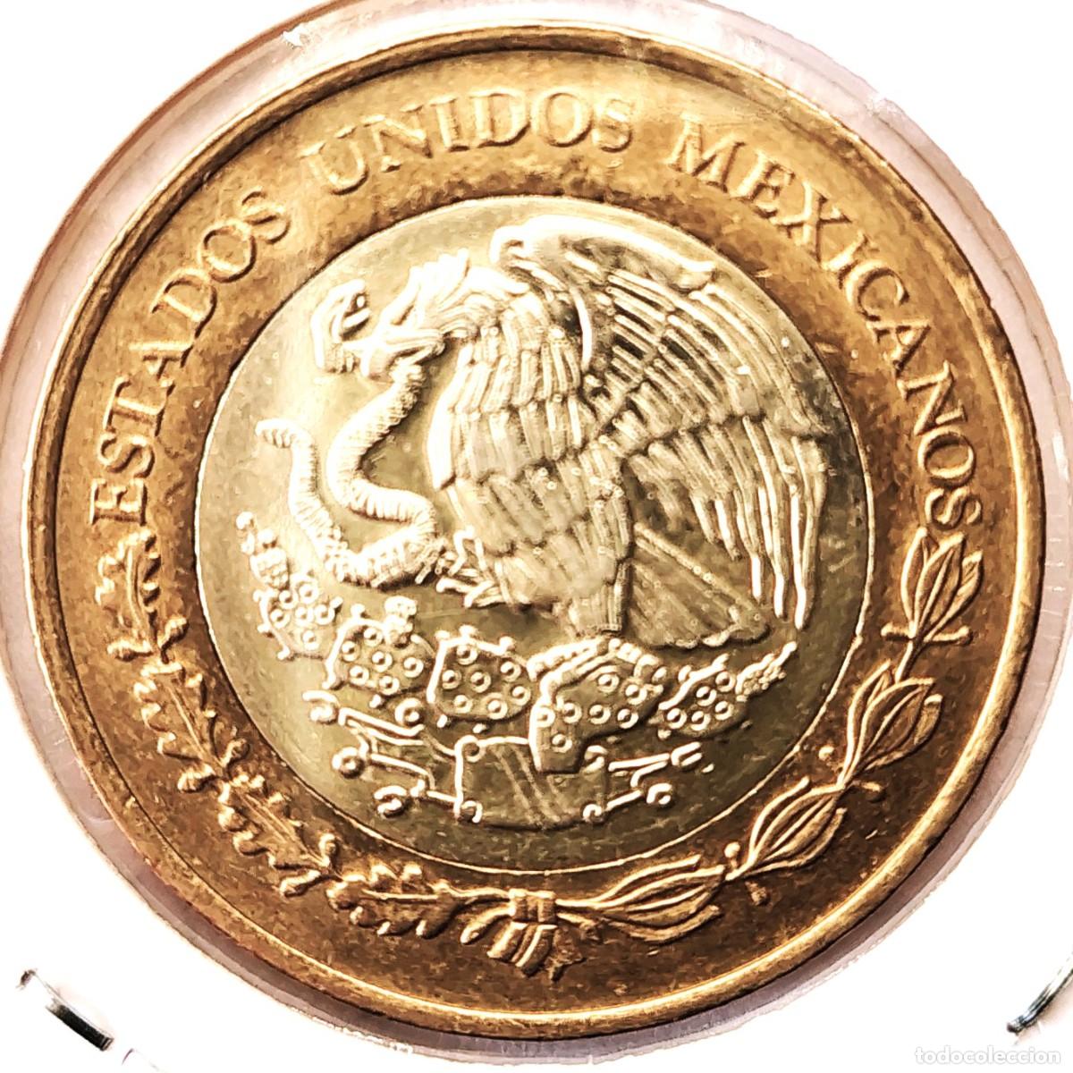 Monete antiche di America: MEXICO (1992-) - 10 PESOS 2018 - A - 10,33 GR. BIMETALICA COBRE-NICKEL-ZINC CENTRO ALUMINIO-BRONCE