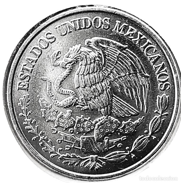 Monete antiche di America: MEXICO (1992-) - 50 CENTAVOS 2023 - A - 3,10 GR. ACERO INOXIDABLE - DIAMETRO 17 mm - KM#936 - MB