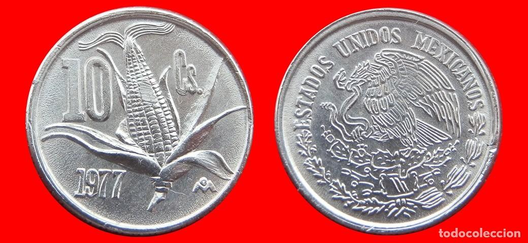 Old Coins of America: 10 CENTAVOS 1977 MEXICO-137239