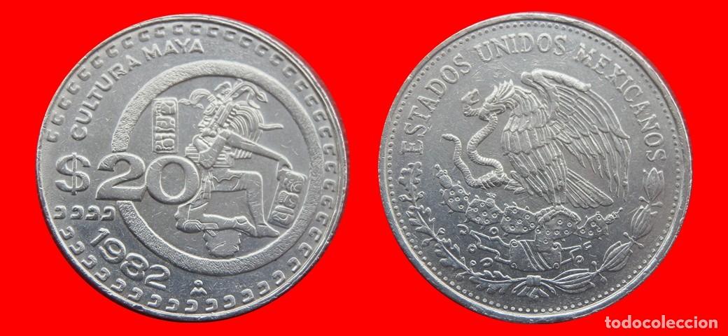 Old Coins of America: 20 PESOS 1982 MEXICO-137256