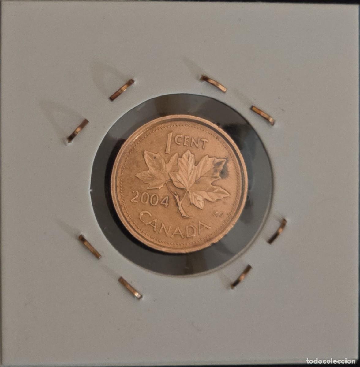 Monedas antiguas de Am&eacute;rica: MONEDA DE CANADA 2004 - 1 CENT - MONEDA ENCARTONADA - Foto 2