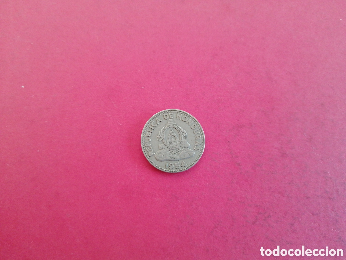 Monnaies anciennes d'Am&eacute;rique: 5 centavos de lempira de Honduras 1954