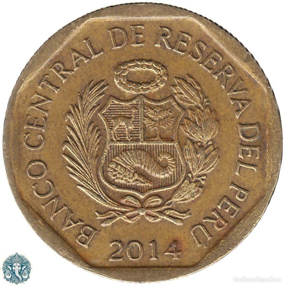 Monedas antiguas de Am&eacute;rica: PER&Uacute; 20 C&eacute;ntimos 2014 KM#305.4 - Foto 1