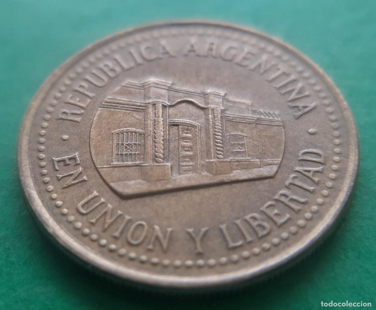 Monedas antiguas de Am&eacute;rica: (ERROR-ARGENTINA)(1992)(BRONCE DE ALUMINIO) 50 CENTAVOS CON ERROR REMARQUE - Foto 5
