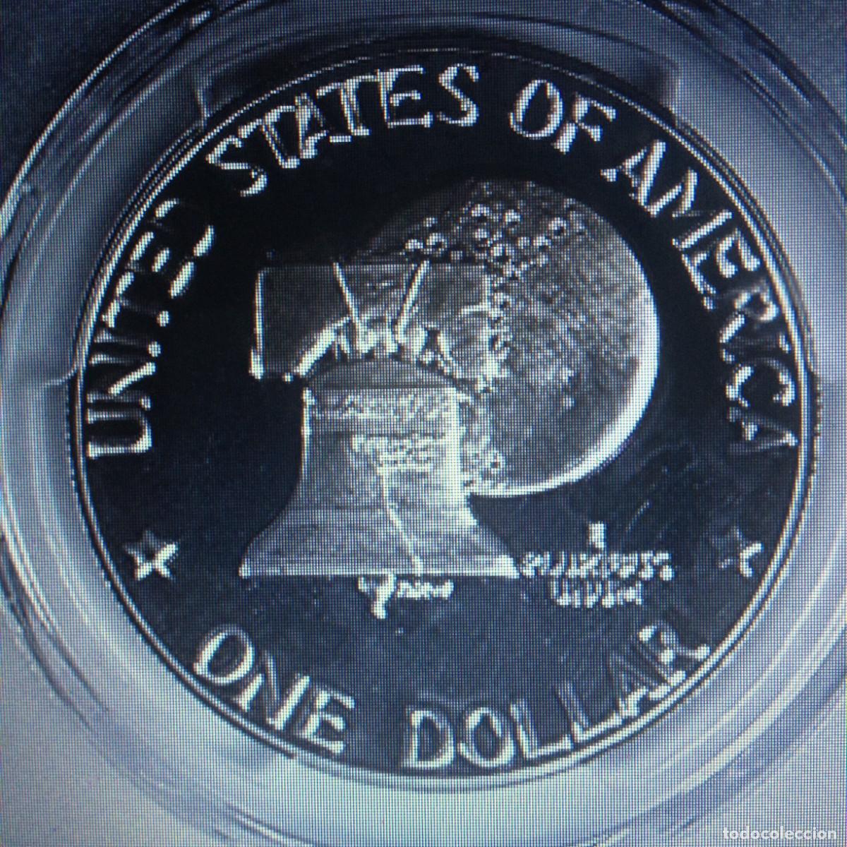 Monedas antiguas de Am&eacute;rica: DOLAR MONEDA DE UN DOLAR IKE 1776/1976 EE.UU. - Foto 2