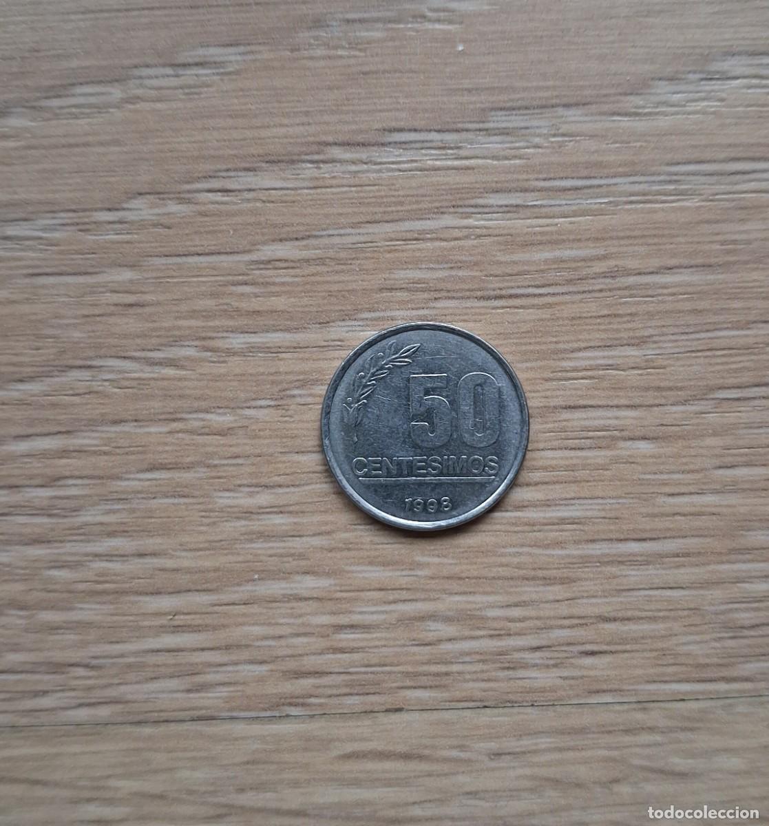 Monedas antiguas de Am&eacute;rica: 50 CENTESIMOS URUGUAY - Foto 1