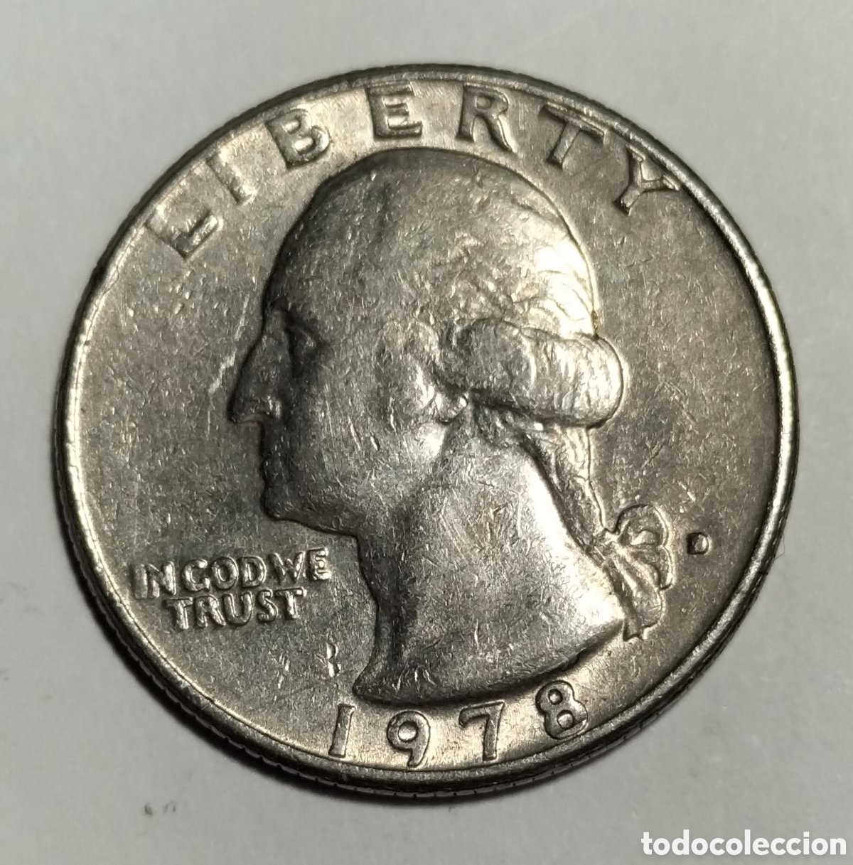 Monedas antiguas de Am&eacute;rica: Moneda 1/4 D&oacute;lar 19978 EEUU. - Foto 1