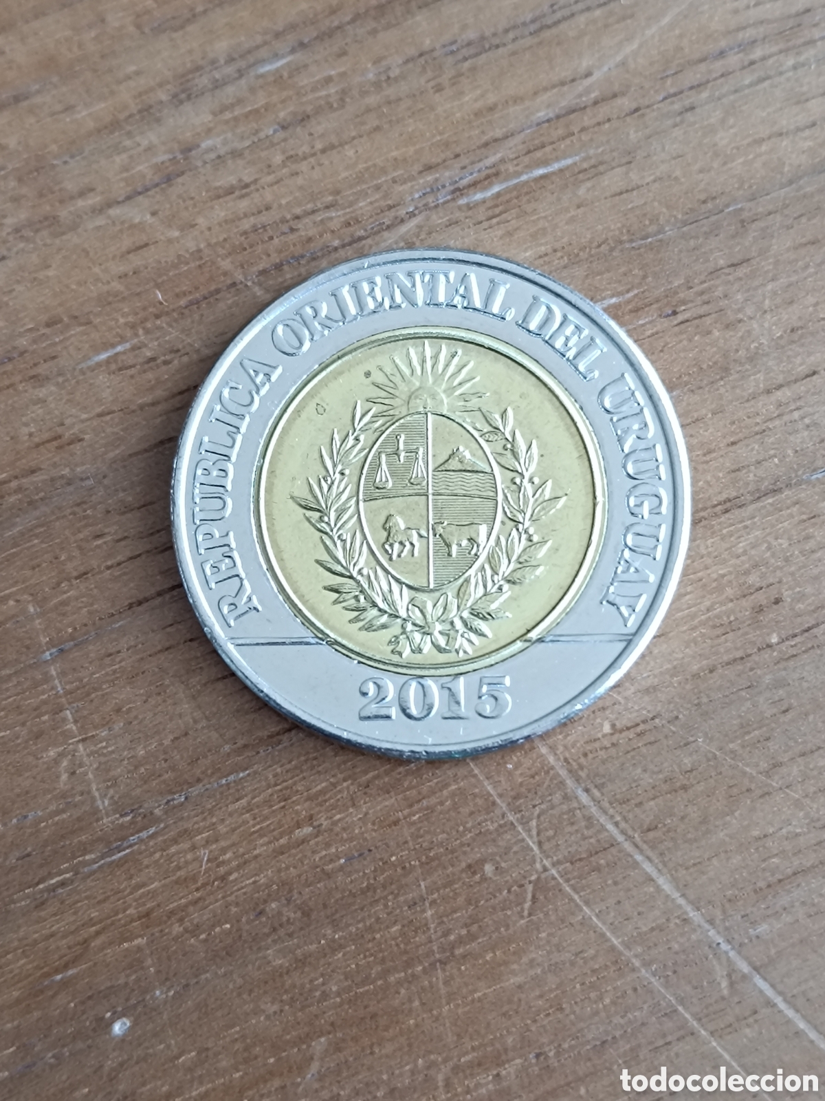 Monedas antiguas de Am&eacute;rica: 10 pesos Uruguay 2015 - Foto 2