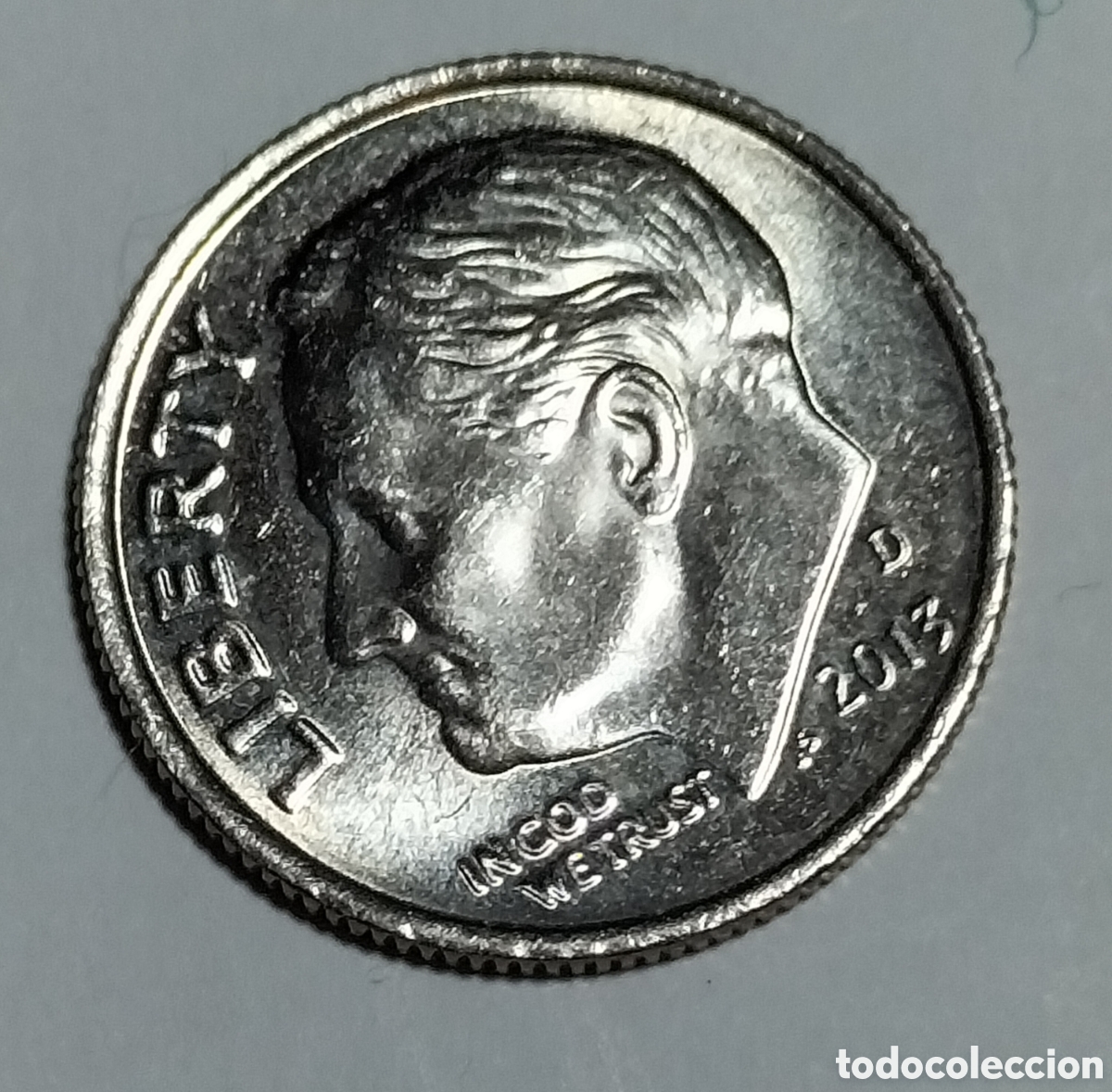 Monedas antiguas de Am&eacute;rica: Moneda 1 dime 2013 D EEUU - Foto 1