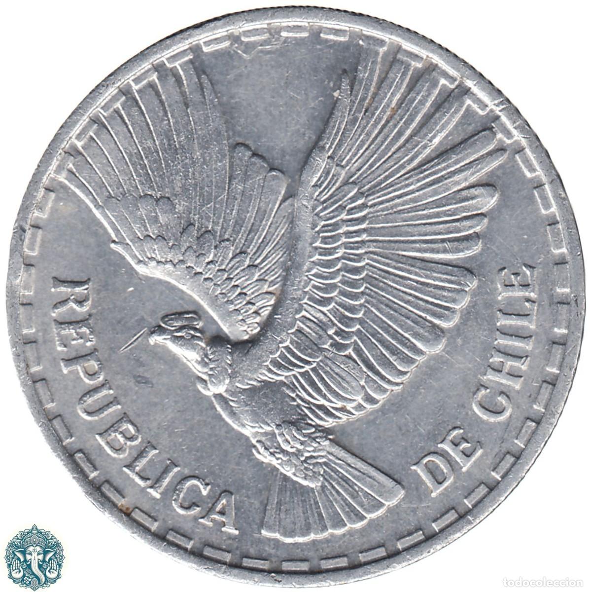 Monedas antiguas de Am&eacute;rica: CHILE 1 Cent&eacute;simo 1962 KM#189 - Foto 2