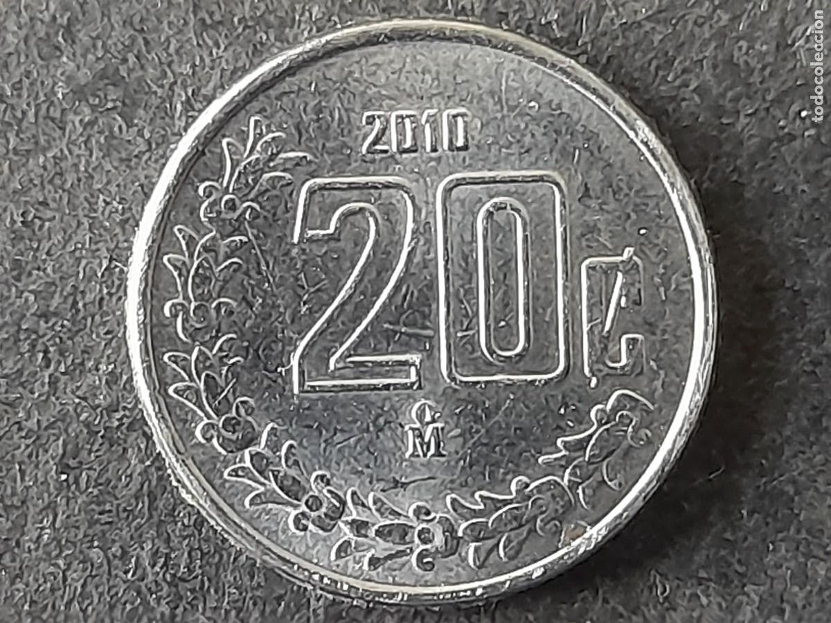 Alte M&uuml;nzen aus Amerika: Moneda republica Mexico Mejico 20 Centavos 1998 KM 548 periodo Estados Unidos Mexicanos calidad BC
