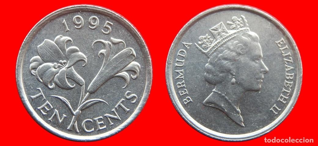 Monedas antiguas de Am&eacute;rica: 10 CENTAVOS 1995 BERMUDA-137616 - Foto 1