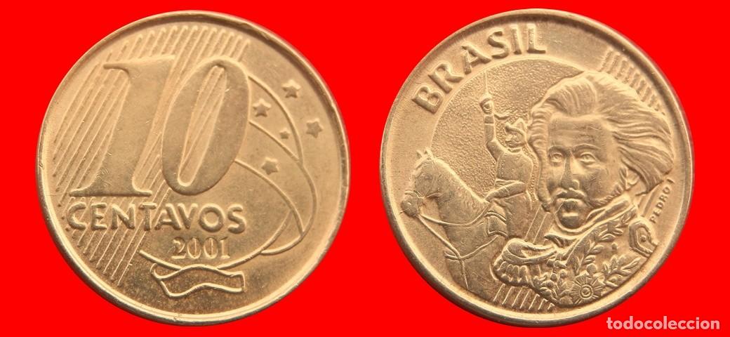 Monedas antiguas de Am&eacute;rica: 10 CENTAVOS 2001 BRASIL-137724 - Foto 1