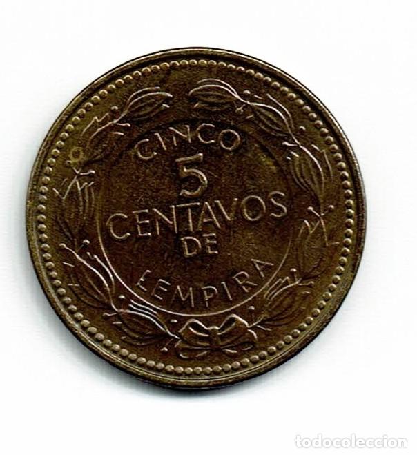 Monedas antiguas de Am&eacute;rica: HONDURAS 5 CENTAVOS 2014 - Foto 2