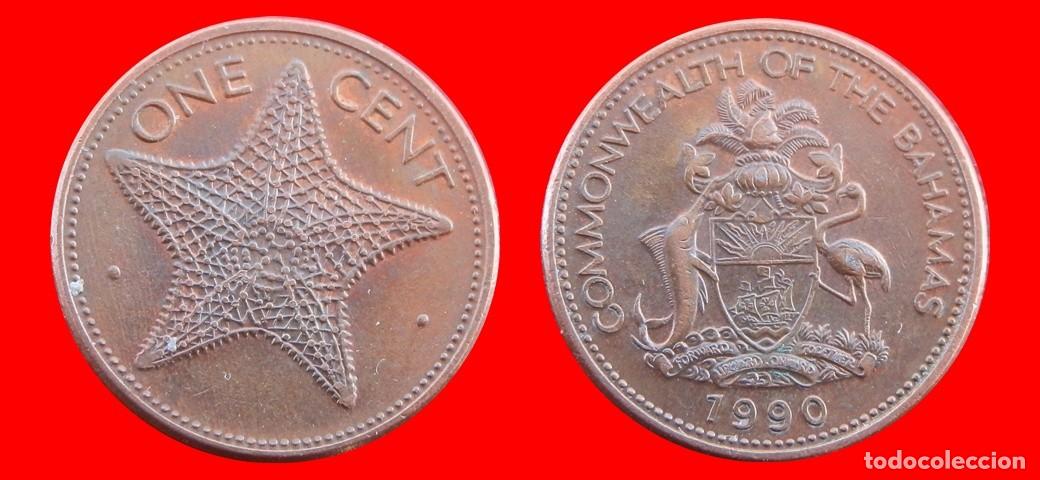 Monedas antiguas de Am&eacute;rica: 1 CENTAVO CENT CENTIMO 1990 BAHAMAS-137774 - Foto 1