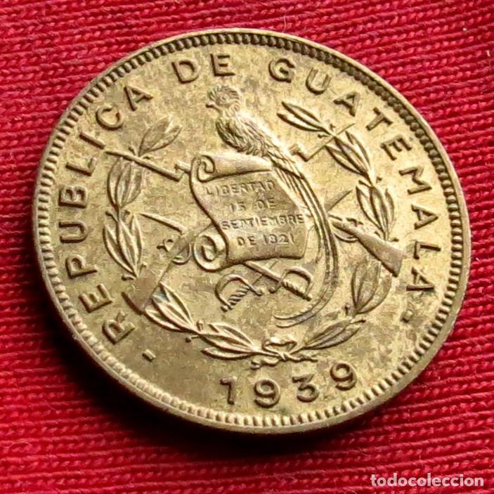 Monedas antiguas de Am&eacute;rica: Guatemala 1 centavo 1939 - Foto 2
