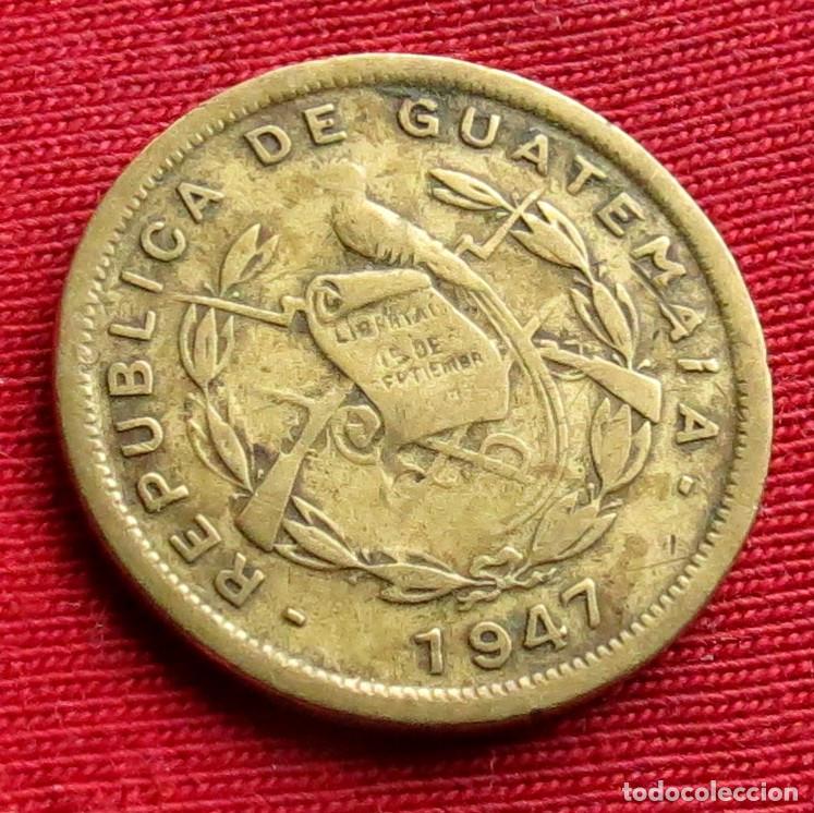 Monedas antiguas de Am&eacute;rica: Guatemala 1 centavo 1947 - Foto 2