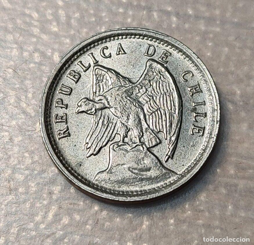 Moedas antigas da Am&eacute;rica: CHILE SANTIAGO 5 CENTAVOS 1928 KM 165 SC UNC