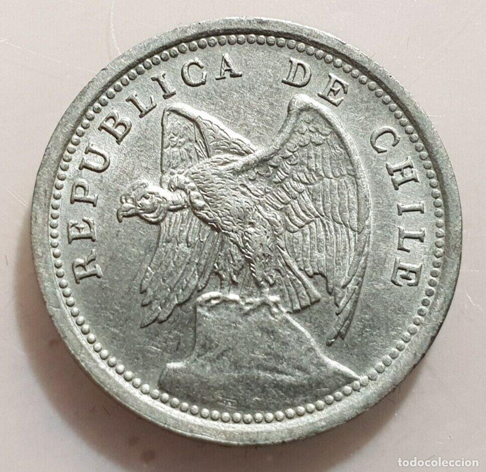 Monedas antiguas de Am&eacute;rica: CHILE 10 CENTAVOS 1938 SC UNC - Foto 1