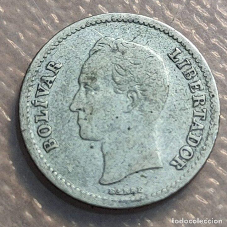 Monedas antiguas de Am&eacute;rica: VENEZUELA 25 CENTIMOS 1944 - Foto 2