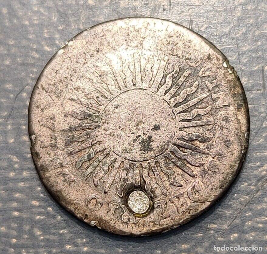 Old Coins of America: ARGENTINA RIO DE LA PLATA 1 REAL (1813-1815) FECHA NO VISIBLE AGUJERO TAPADO