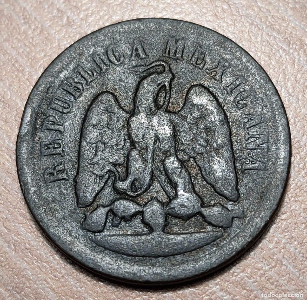Alte M&uuml;nzen aus Amerika: MEXICO 1 CENTAVO 1886 BC+
