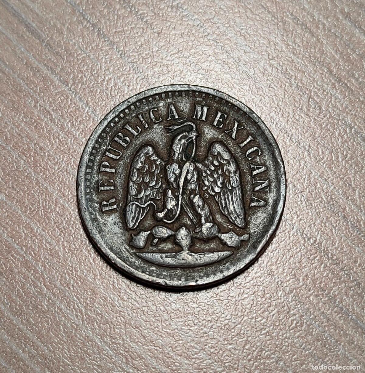 Monedas antiguas de Am&eacute;rica: MEXICO 1 CENTAVO 1892 MBC - Foto 1