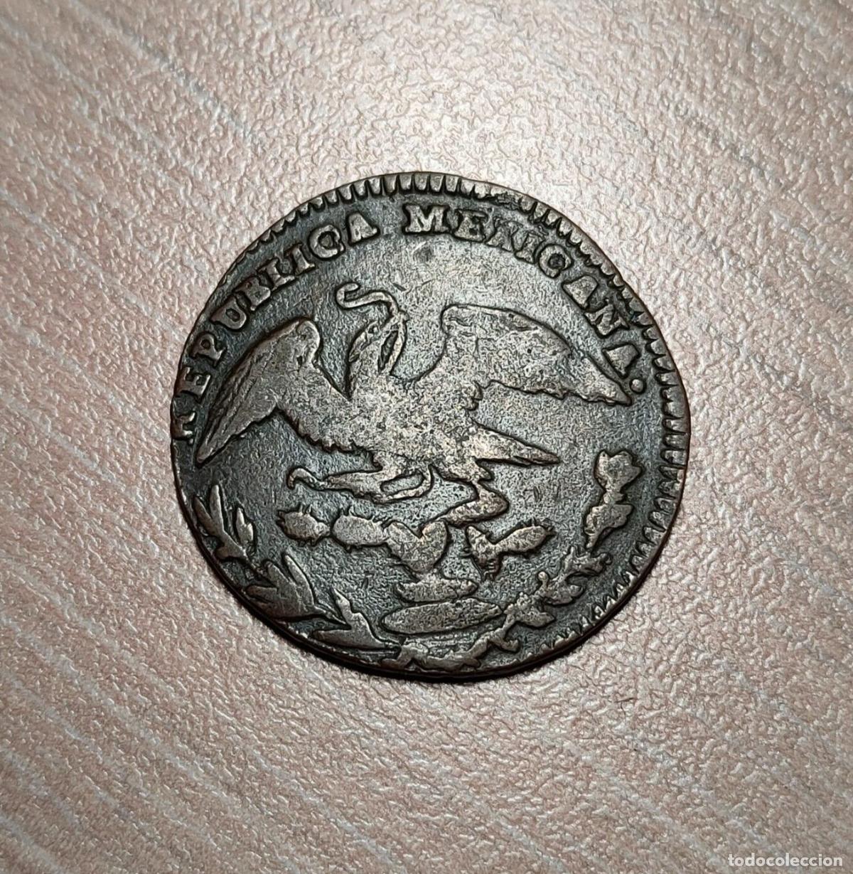 Alte M&uuml;nzen aus Amerika: MEXICO 1/4 REAL 1836 MBC-