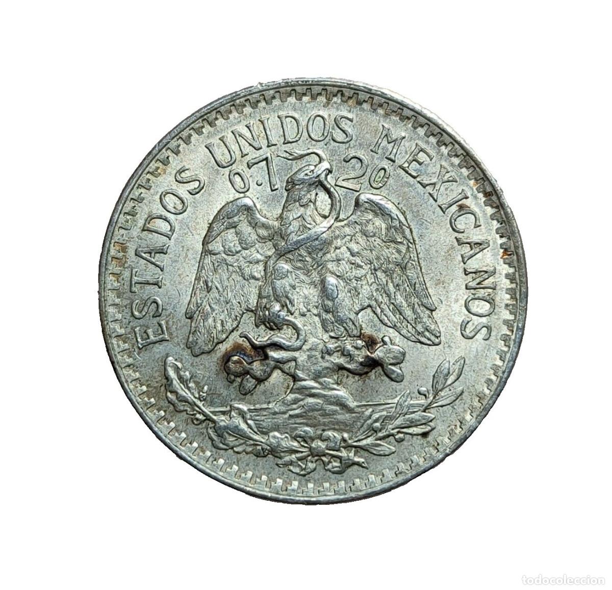 Monedas antiguas de Am&eacute;rica: MEXICO 50 CENTAVOS 1945 SC UNC - Foto 1