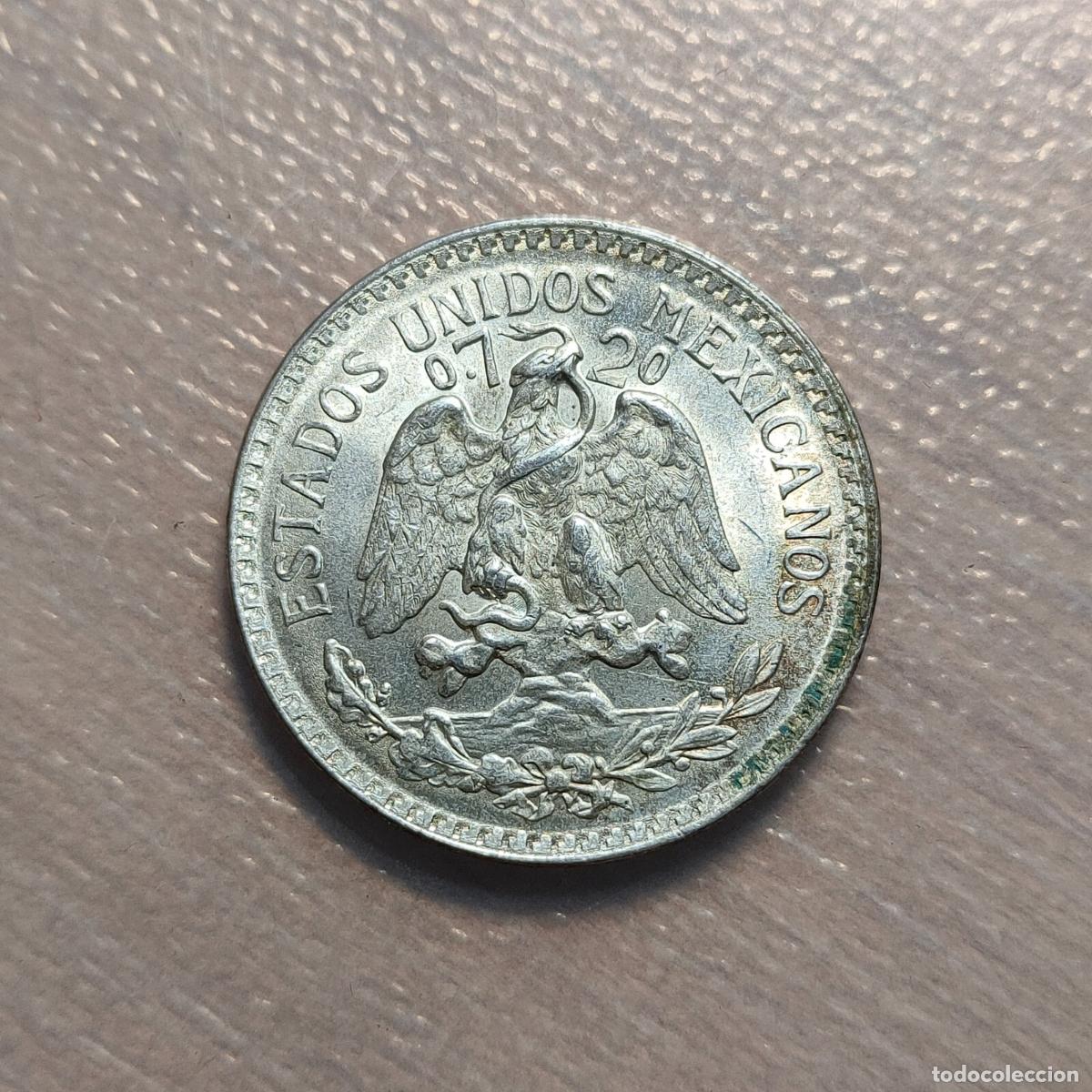 Monedas antiguas de Am&eacute;rica: MEXICO 50 CENTAVOS 1944 SC UNC - Foto 1