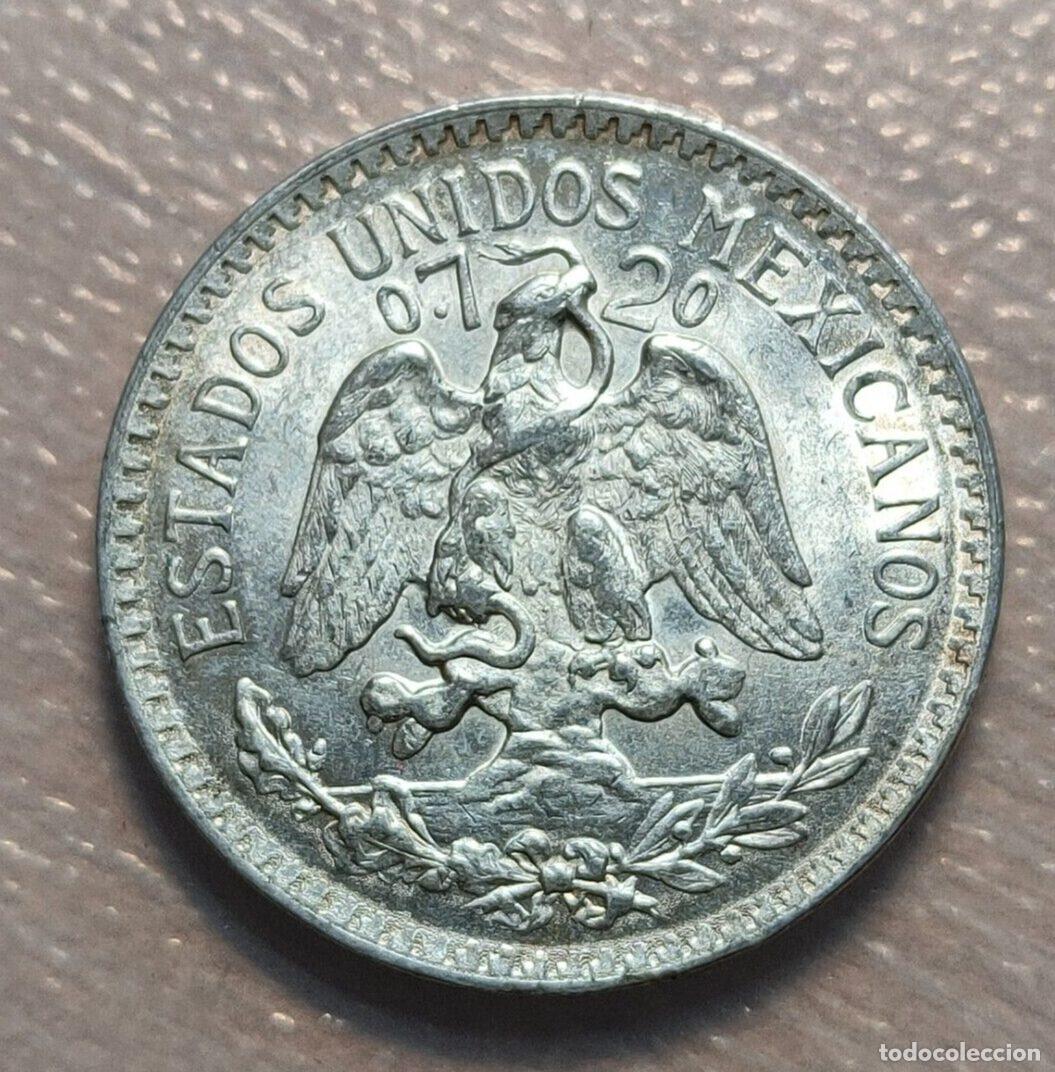 Monedas antiguas de Am&eacute;rica: MEXICO 50 CENTAVOS 1944 SC UNC - Foto 2