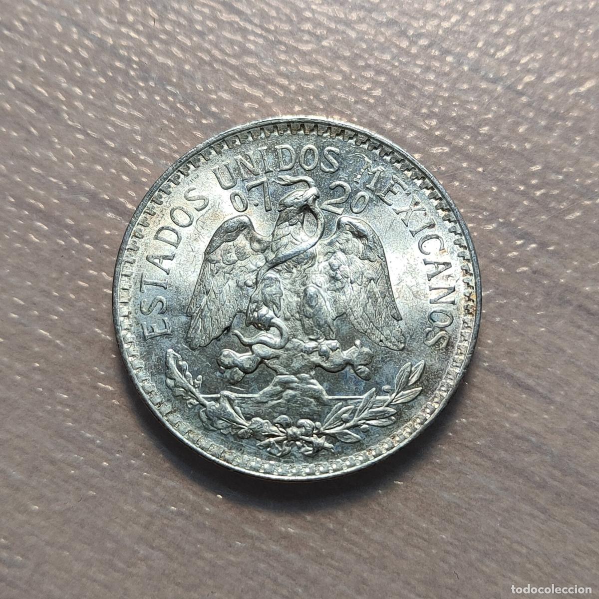 Monedas antiguas de Am&eacute;rica: MEXICO 50 CENTAVOS 1944 SC UNC - Foto 2