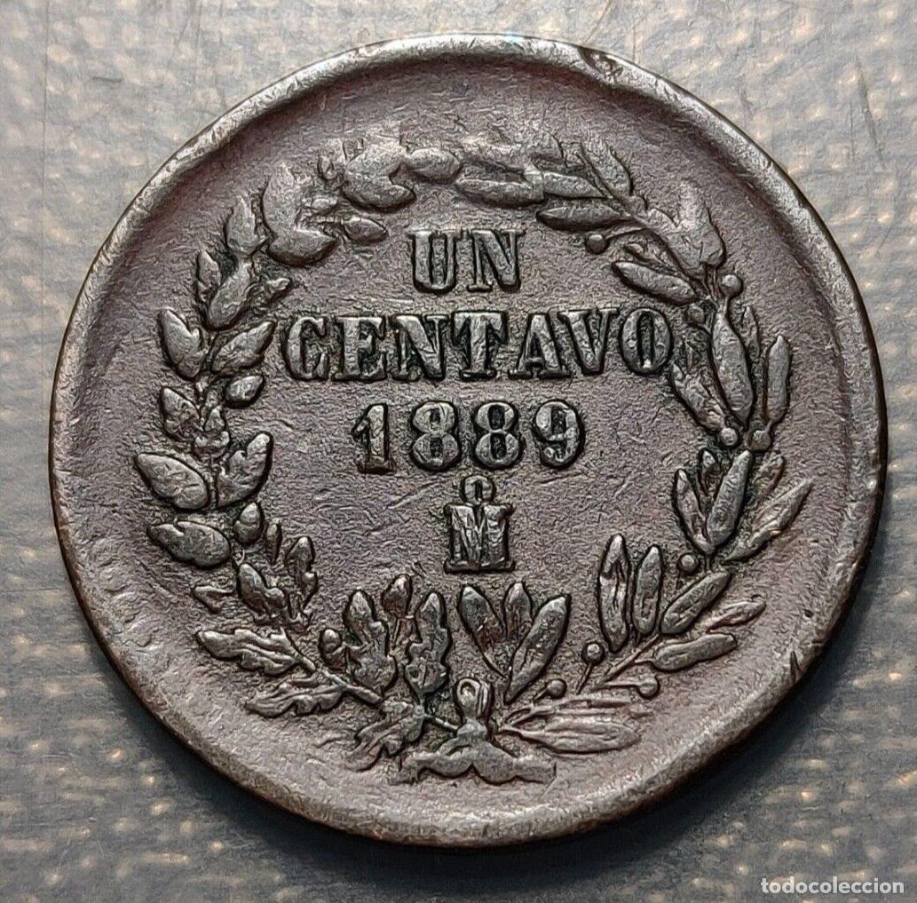 Monedas antiguas de Am&eacute;rica: MEXICO 1 CENTAVO 1889 Mo - Foto 3