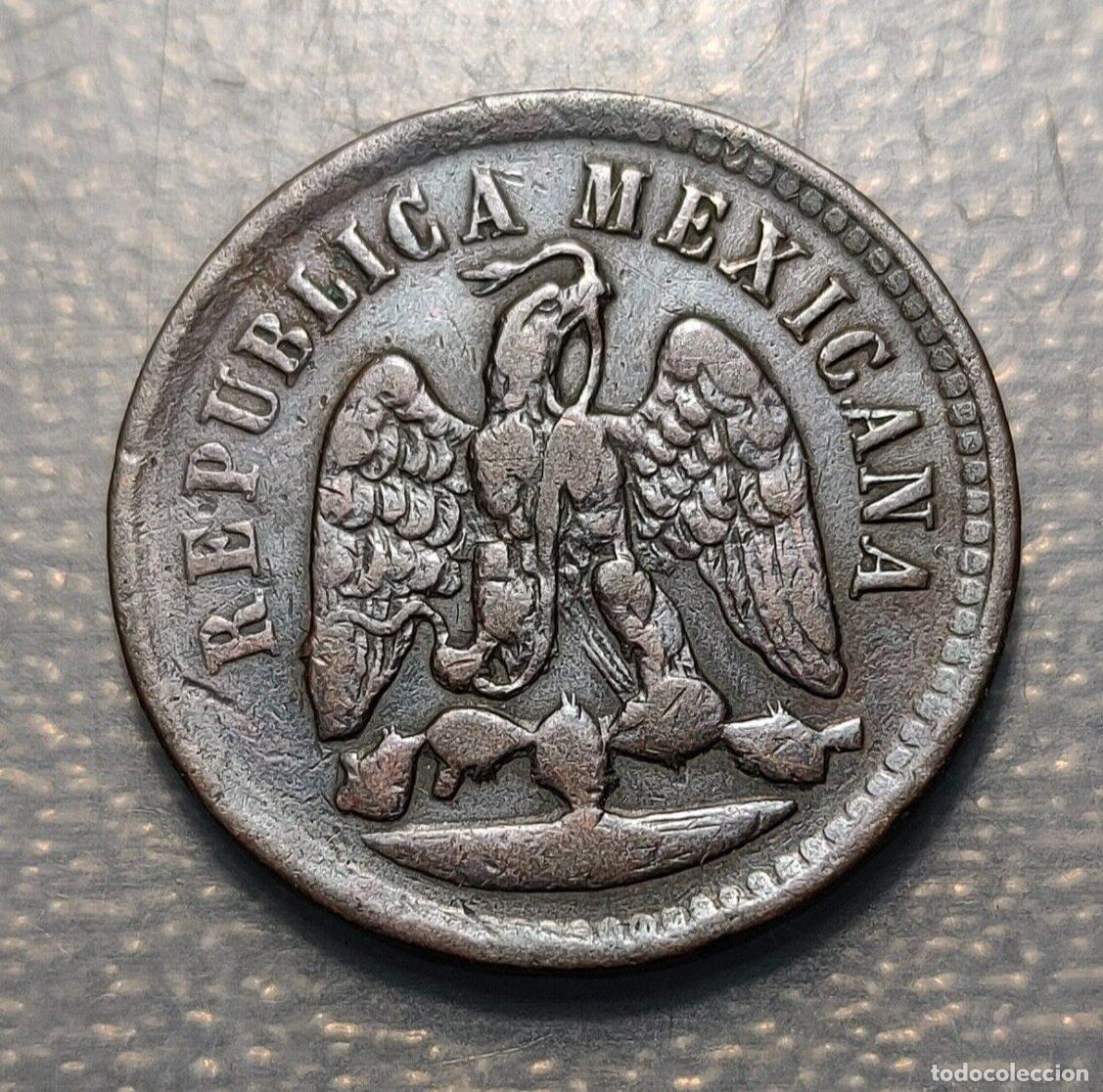 Monedas antiguas de Am&eacute;rica: MEXICO 1 CENTAVO 1888/7 - Foto 2