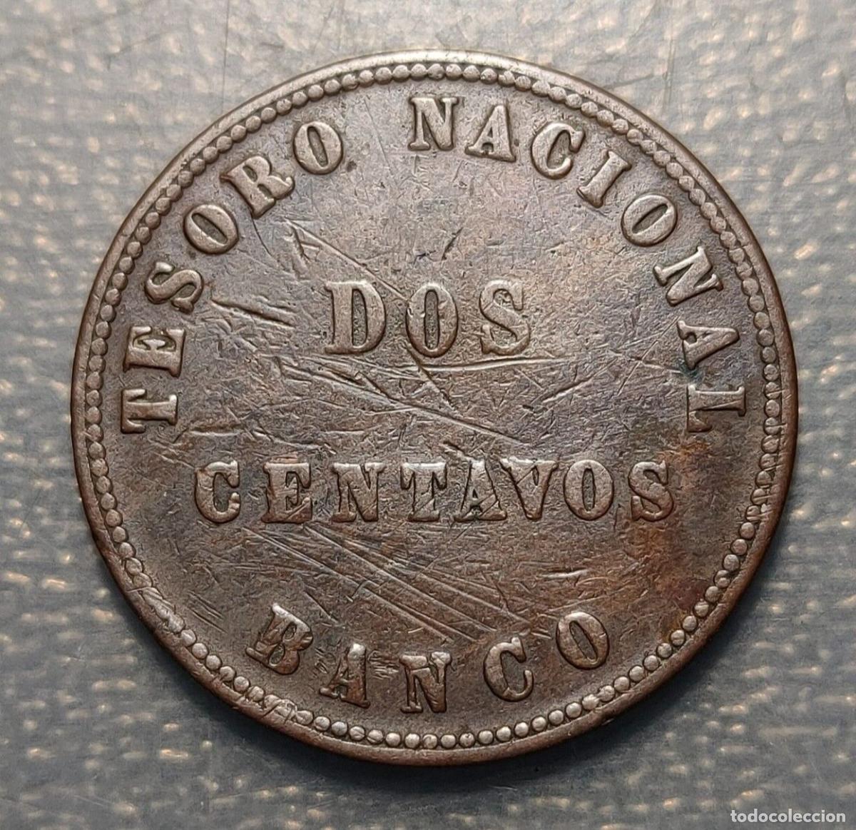 Monedas antiguas de Am&eacute;rica: ARGENTINA 2 CENTAVOS 1854 - Foto 4