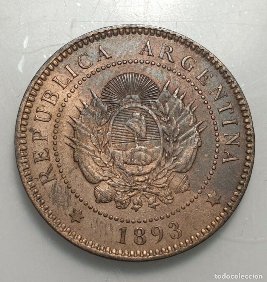 Monedas antiguas de Am&eacute;rica: ARGENTINA 1 CENTAVO 1893 EBC - Foto 3