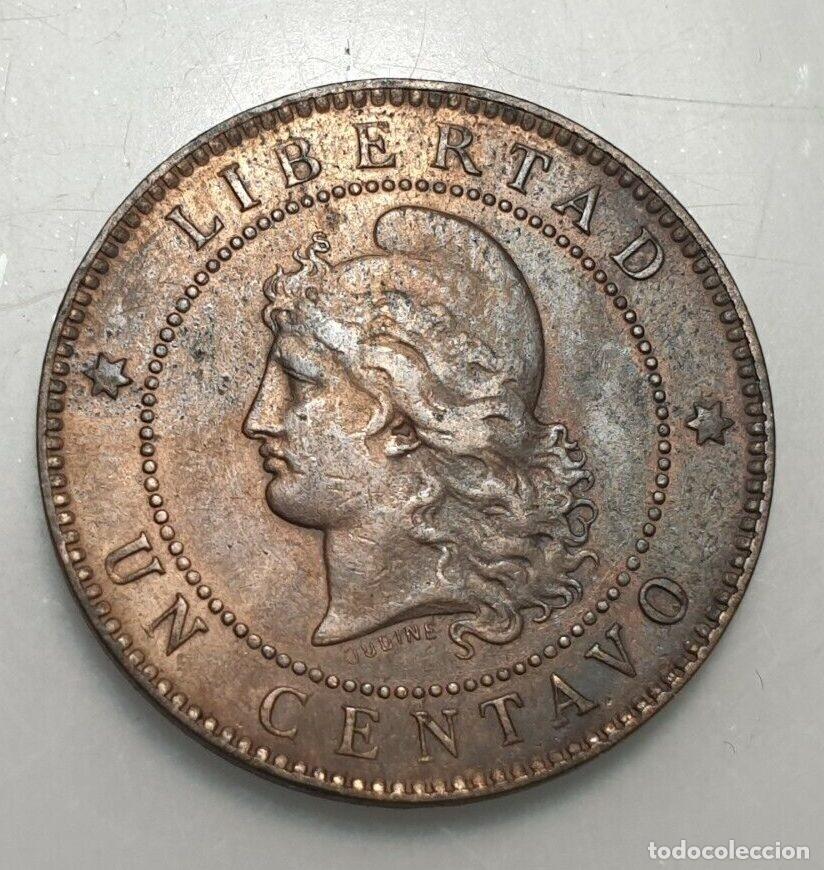 Monedas antiguas de Am&eacute;rica: ARGENTINA 1 CENTAVO 1893 EBC - Foto 2