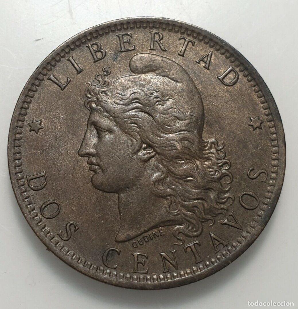 Monedas antiguas de Am&eacute;rica: ARGENTINA 2 CENTAVOS 1890 EBC - Foto 1