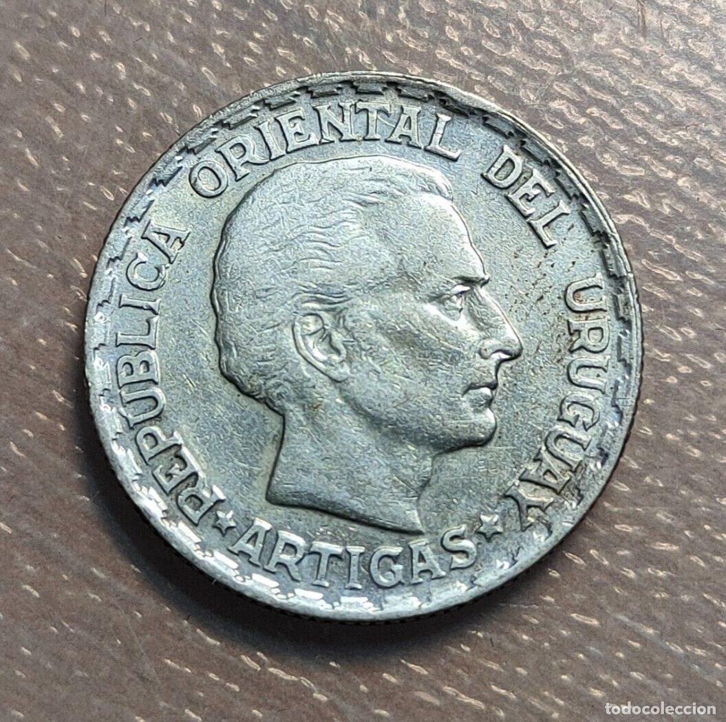 Monedas antiguas de Am&eacute;rica: URUGUAY 50 CENTESIMOS 1943 - Foto 2