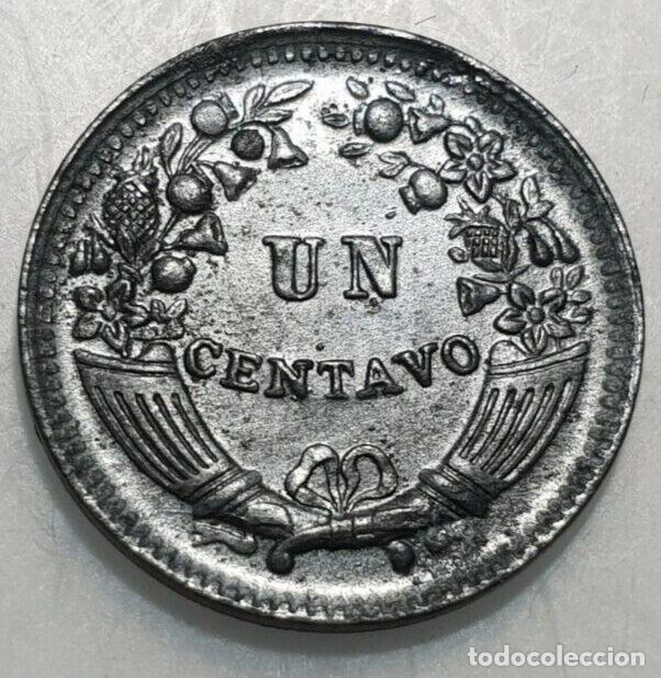 Monedas antiguas de Am&eacute;rica: PERU 1 CENTAVO 1852 SC- - Foto 3
