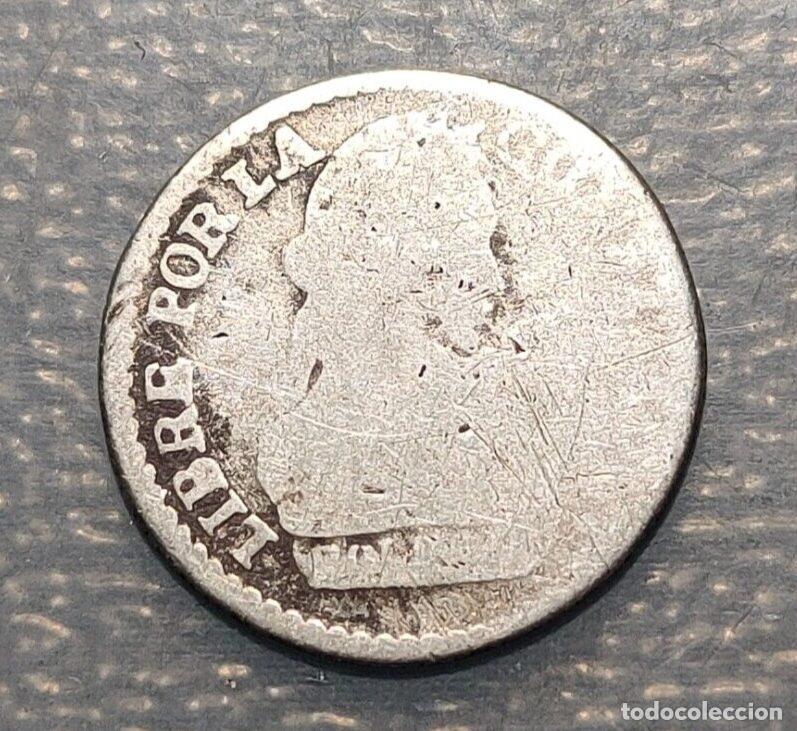 Monedas antiguas de Am&eacute;rica: BOLIVIA POTOSI 1/2 SOL 1829 JM