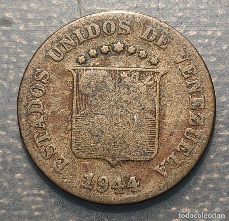 Monedas antiguas de Am&eacute;rica: VENEZUELA 5 CENTIMOS 1944 - Foto 2