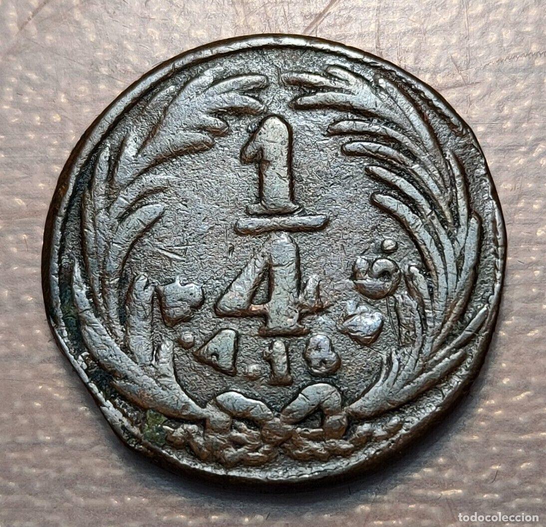 Monedas antiguas de Am&eacute;rica: MEXICO 1/4 REAL 1836 Mo A BC+ - Foto 4