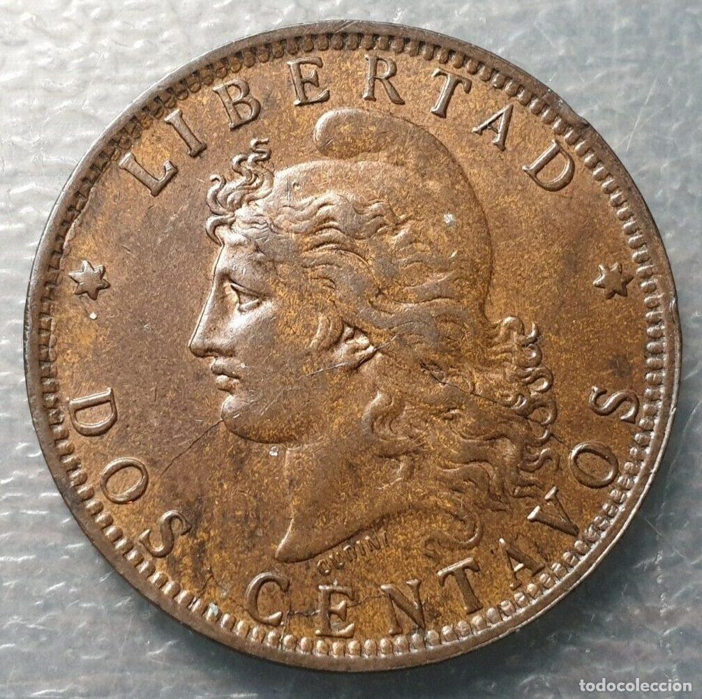 Monedas antiguas de Am&eacute;rica: ARGENTINA 2 CENTAVOS 1894 EBC - Foto 1